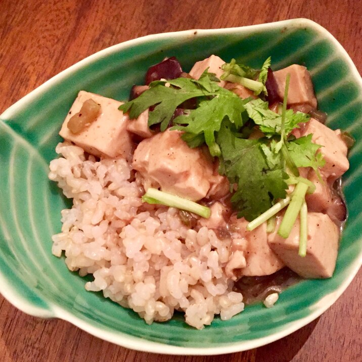 ヴィーガン☆しいたけの麻婆豆腐